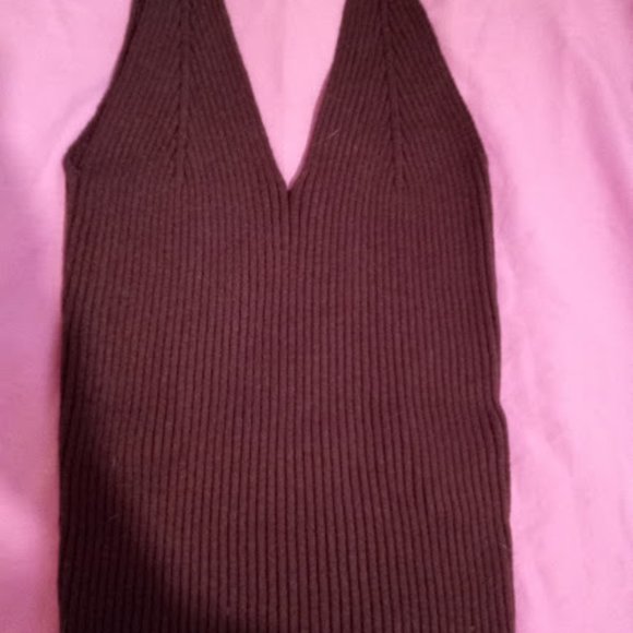 Brown knit tank 4th and Reckless - Picture 2 of 3